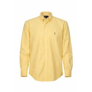 Ralph Lauren Men’s Yellow Button Down Shirt Size 14 Small Cotton Oxford